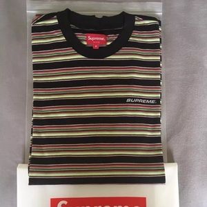 Supreme Multicolor long sleeve - black